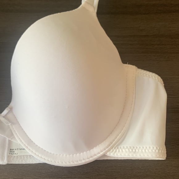 Maidenform White Comfort Devotion Underwire T Shirt‎ Bra - Size 34A - Picture 3 of 7